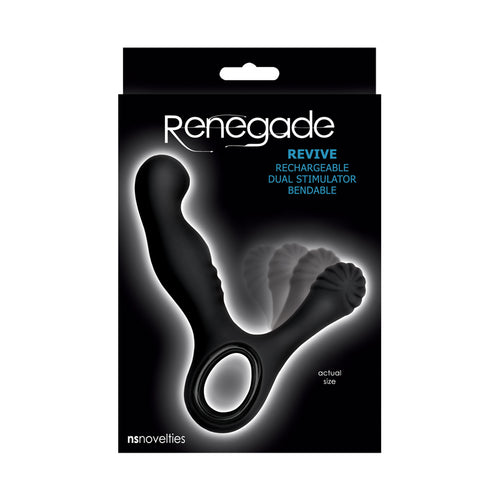 NS Novelties Renegade Revive Prostate Massager Black at $44.99