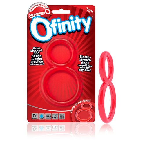 Screaming O Screaming O Ofinity Red Double Erection Ring at $2.99