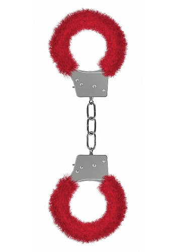SHOTS AMERICA Ouch Beginner's Handcuffs Furry Red at $7.99