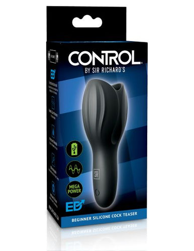 Sir Richard's Sir Richard's Control Silicone Cock Teaser Black Stroker at $44.99