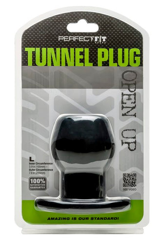 Perfect Fit Perfect Fit Tunnel Plug Large Black at $25.99