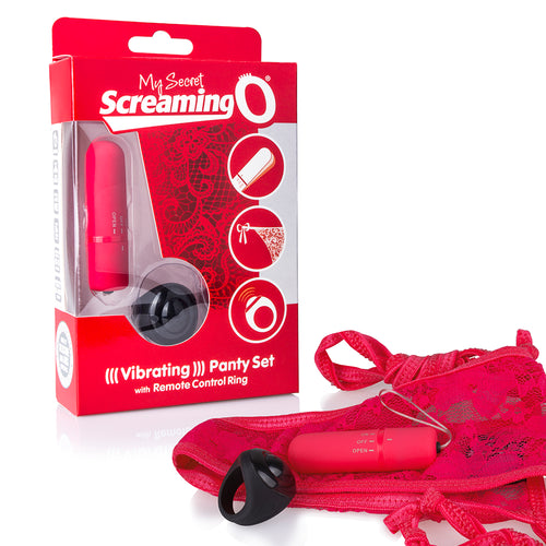 Screaming O Screaming O Remote Control Panty Vibe Red O/S at $41.99