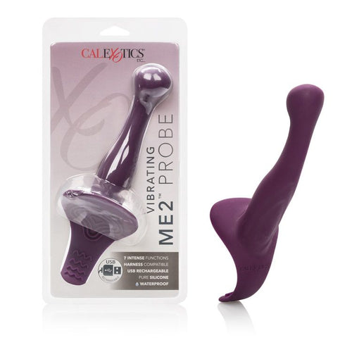 California Exotic Novelties Her Royal Harness Me2 Probe Vibrating Purple Attachment at $49.99