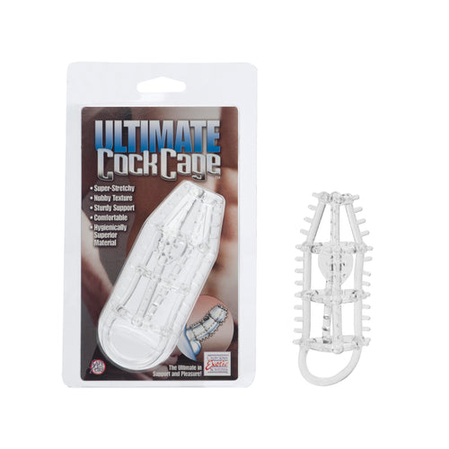 California Exotic Novelties Ultimate Cock Cage Clear at $5.99