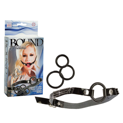 California Exotic Novelties Bound By Diamonds Open Ring Gag at $16.99