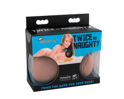 SI Novelties Twice As Naughty Caramel Masturbator at $16.99