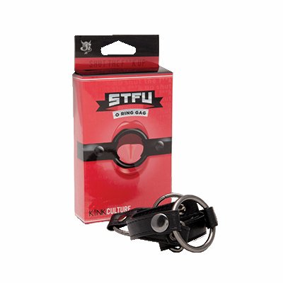 SI Novelties STFU O Ring Gag Black at $8.99