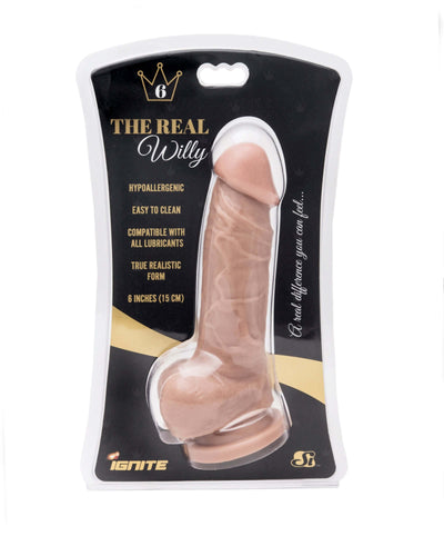 SI Novelties Real Willy 6 inches Vanilla Dildo at $17.99