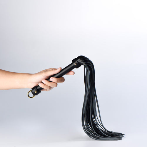 UPKO Luxury Black Leather Flogger by UPKO at $129.99