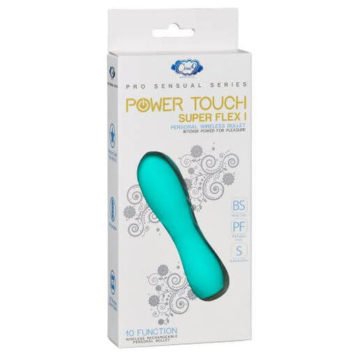 Cloud 9 Novelties Cloud 9 Pro Sensual Power Touch Super Flex I Teal Vibrator at $34.99