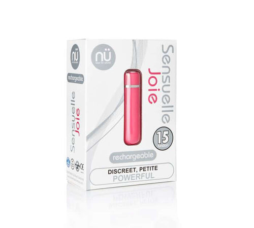 Nu Sensuelle NU Sensuelle Joie 15-Function Rechargeable Bullet Vibrator Pink at $34.99