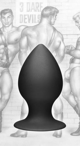 XR Brands Tom Of Finland Anal Plug Medium Silicone Black* at $24.99