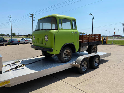 The '57 Willys before Alan's restoration. 