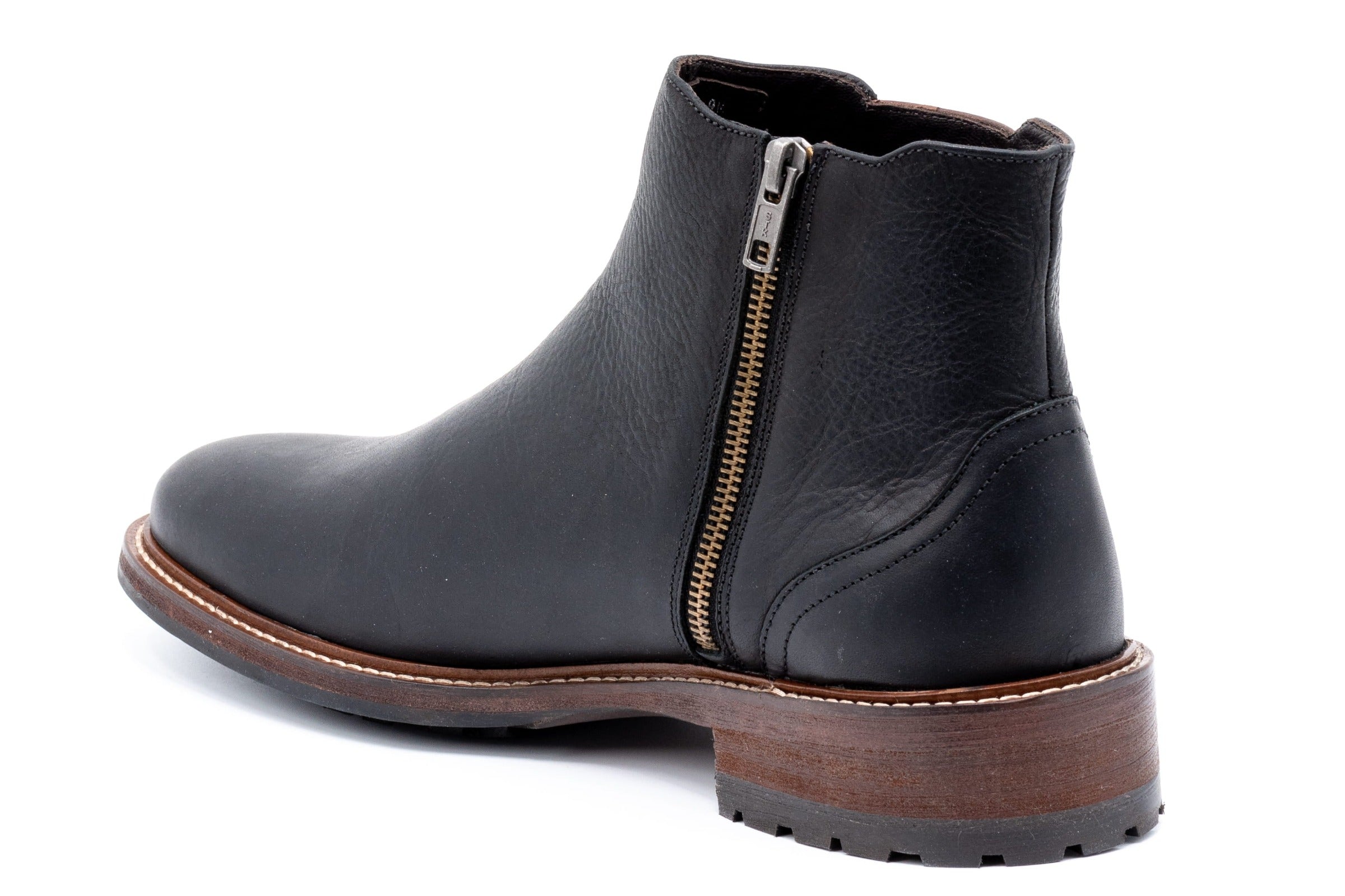 McKinley Waterproof Oiled Saddle Leather Boots - Black | Martin Dingman