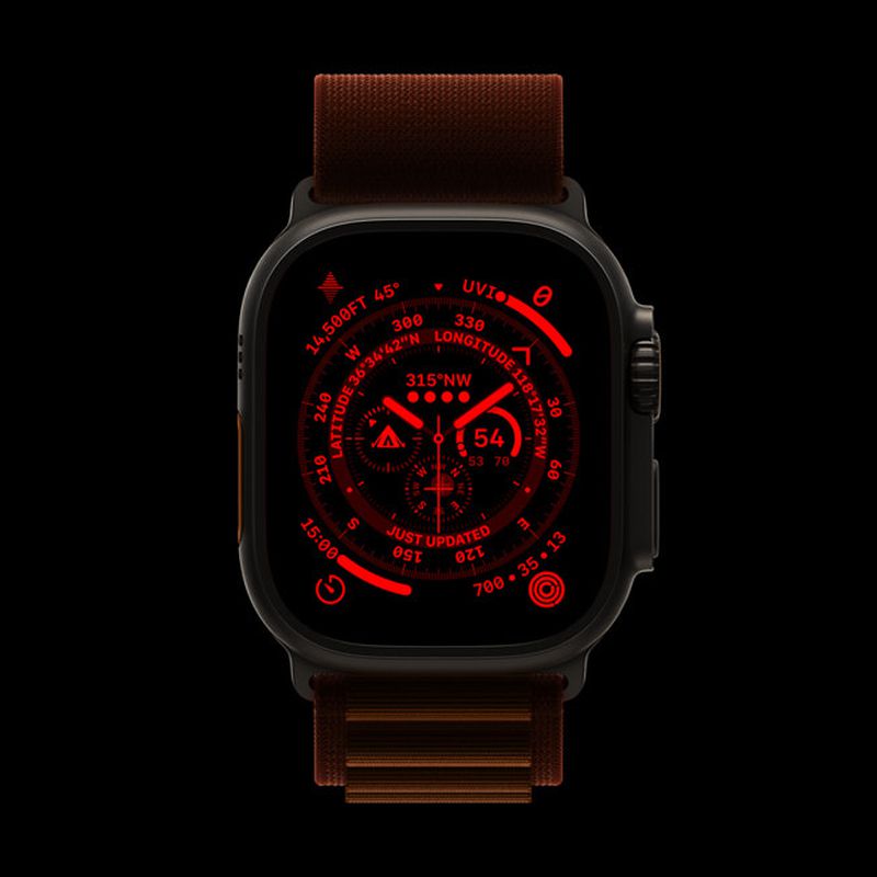 Apple Watch Ultra wijzerplaat