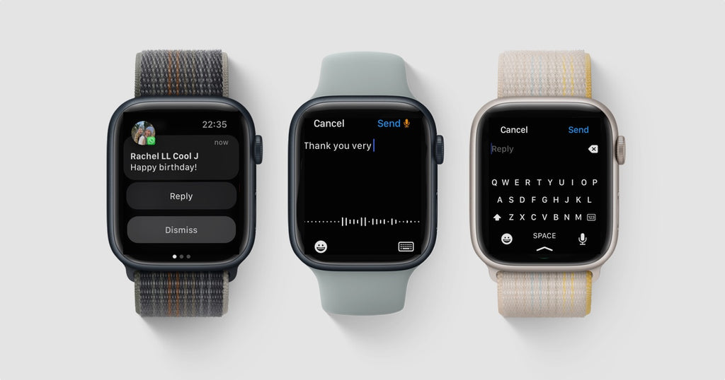 Auf eine Nachricht auf der Apple Watch antworten