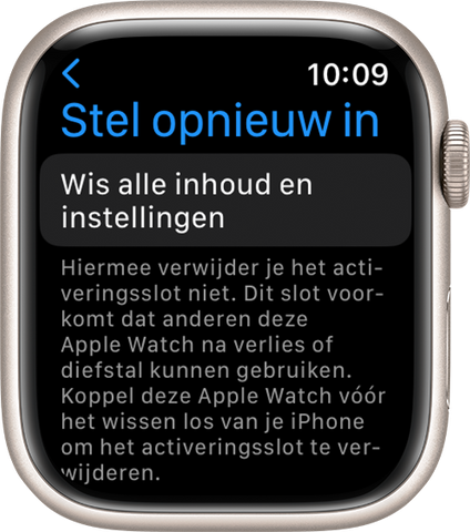 Apple Watch ontkoppelen zonder telefoon