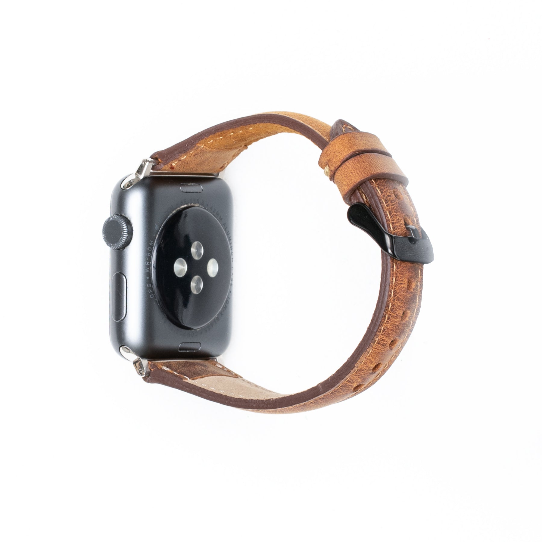 Leren Bandje Apple Watch Antiek Bruin -