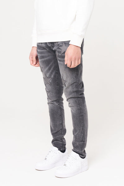 Amicci Piatto Light Grey - Premium Slim Fit Denim Jeans