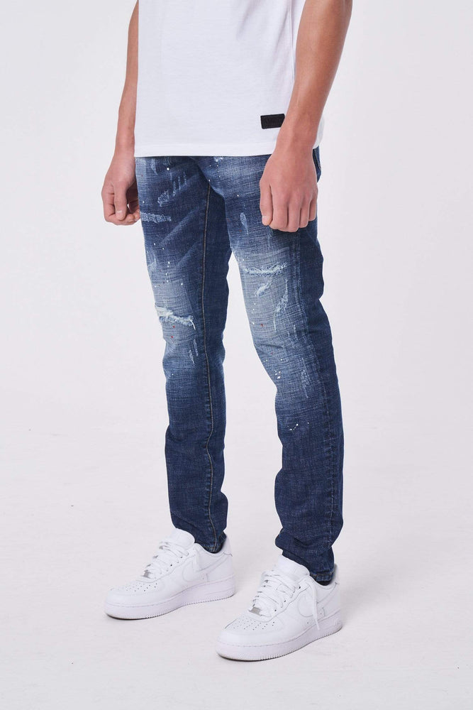 Amicci - Premium Ripped Jeans - Italian Styling - Bespoke Craftmanship