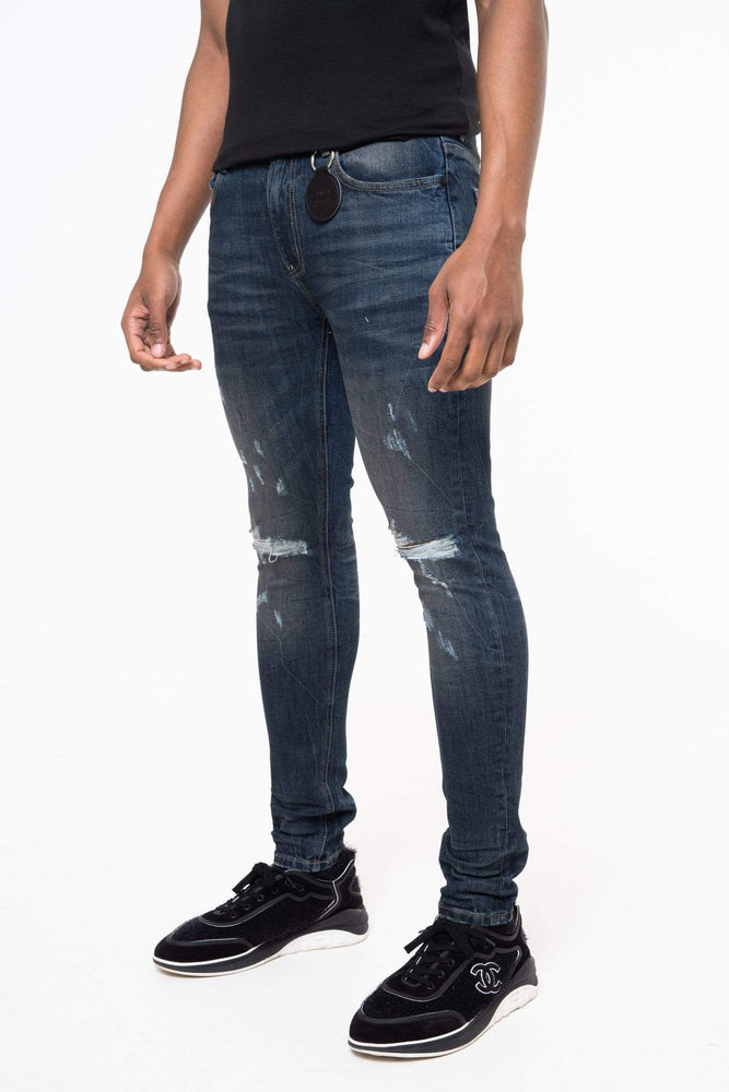 Amicci Premium Quality Men's Ripped Denim Jeans - Italian Styling – Page 3