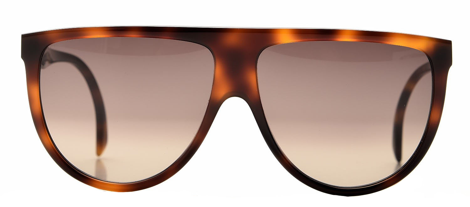 Celine Cl 40006 In 53k Flattop Sunglasses In Brown