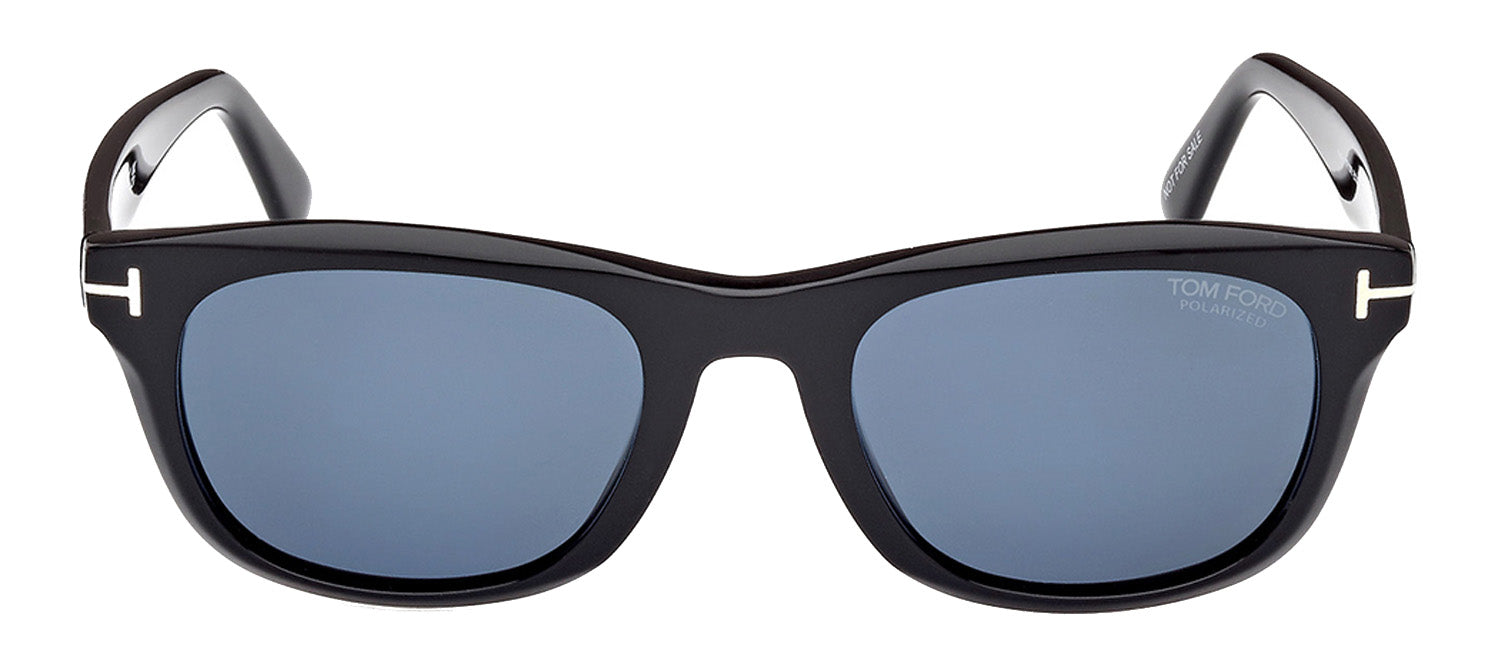 Tom Ford KENDEL M FT1076 01M Square Polarized Sunglasses -  889214468970