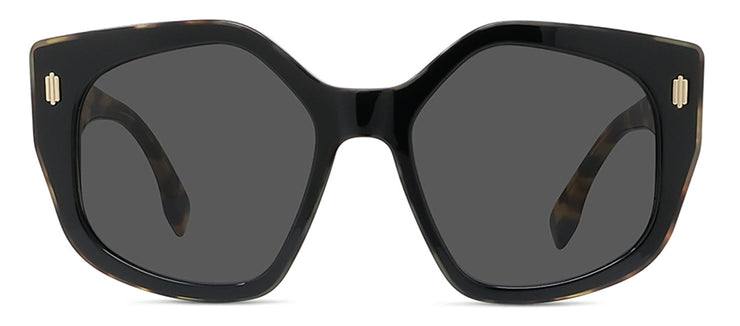 FENDI FE40017I 01A GEOMETRIC SUNGLASSES