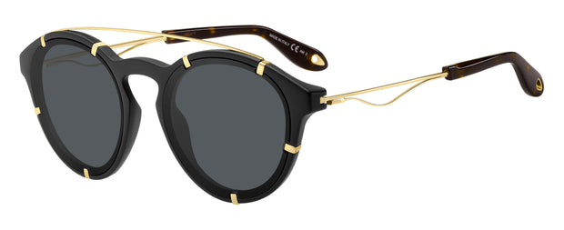 givenchy sunglasses black and gold