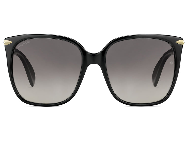 Rag & Bone Rnb1026/s Rectangle Sunglasses In Grey