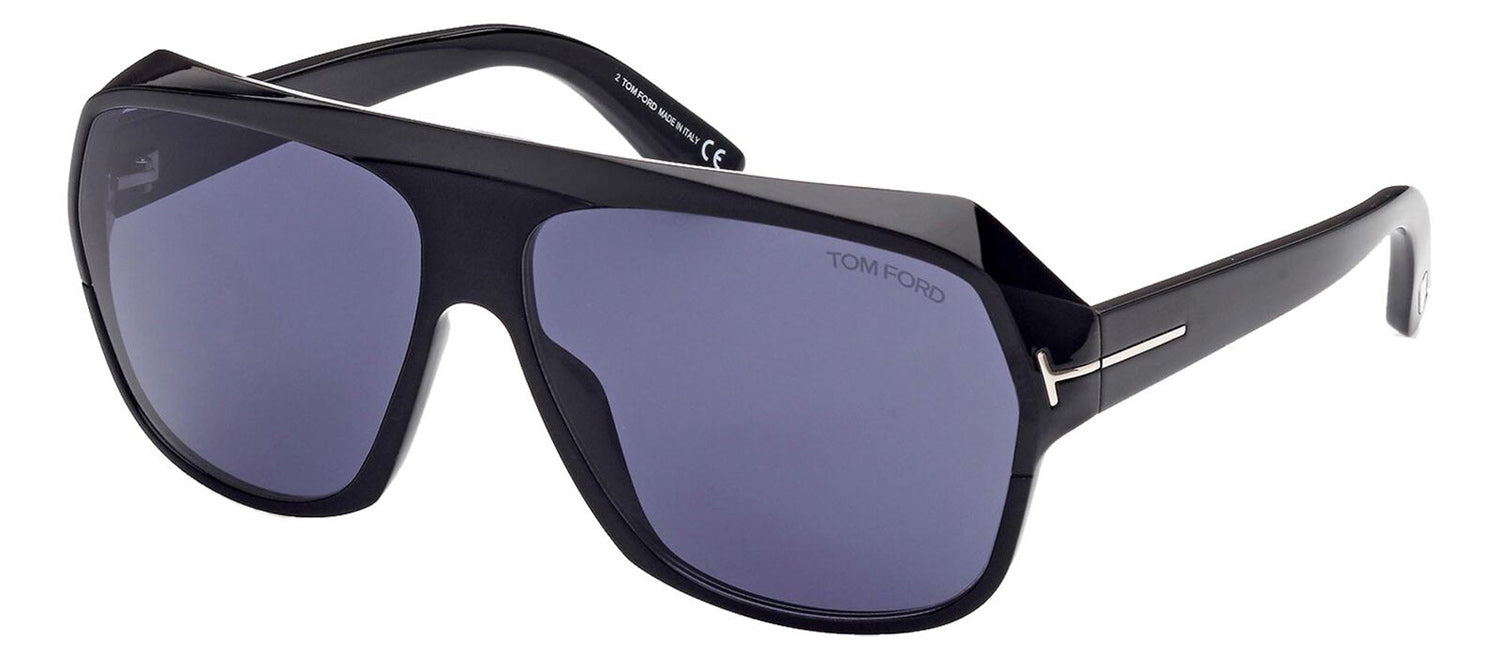 Tom Ford HAWKINGS M FT0908 01V Flattop Sunglasses -  889214292322