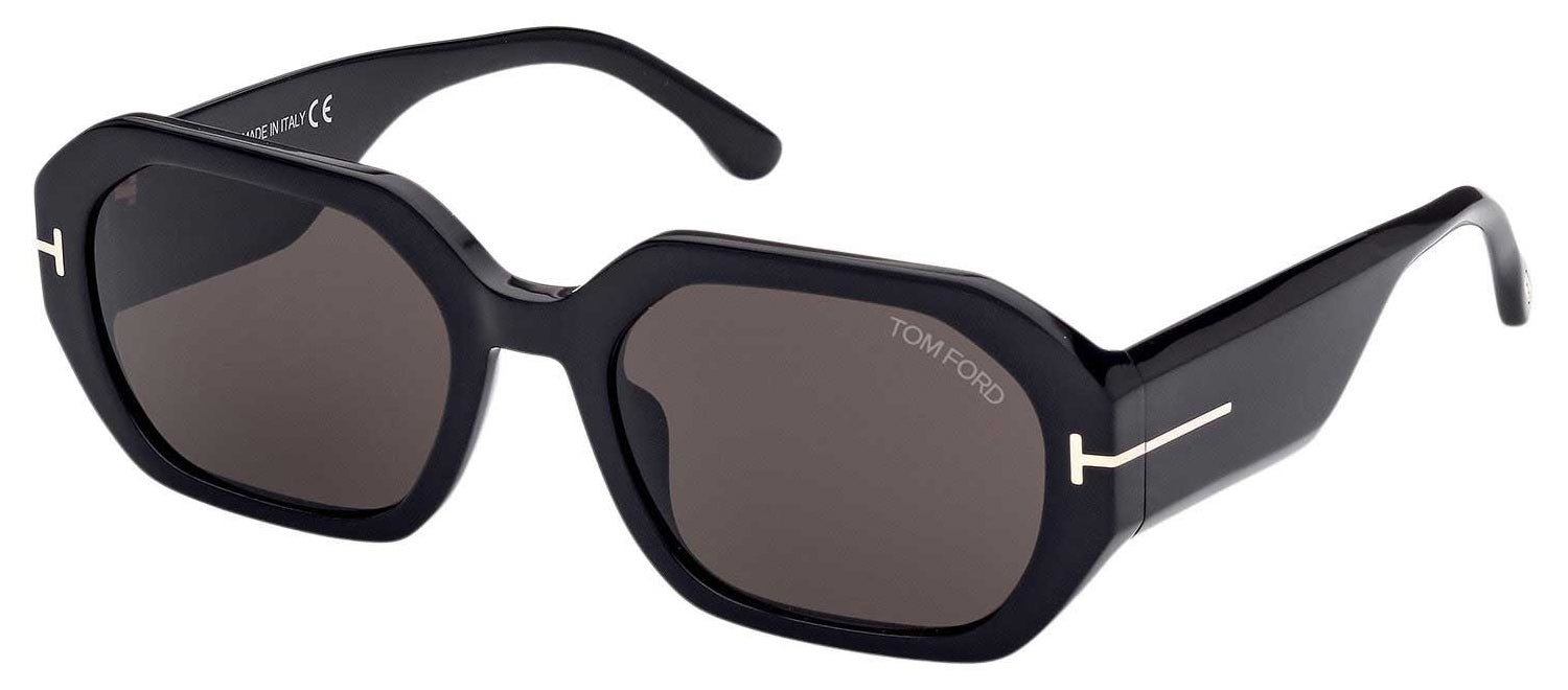 Tom Ford VERONIQUE W FT0917 01A Rectangle Sunglasses -  889214292568
