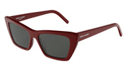 St Laurent Sl276 Mica Cat Eye Sunglasses Red Gray