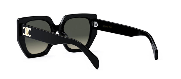 Triomphe Geometric Sunglasses, 54mm