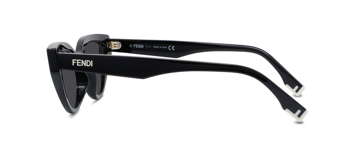 Fendi FE40009I 01A Cat Eye Sunglasses