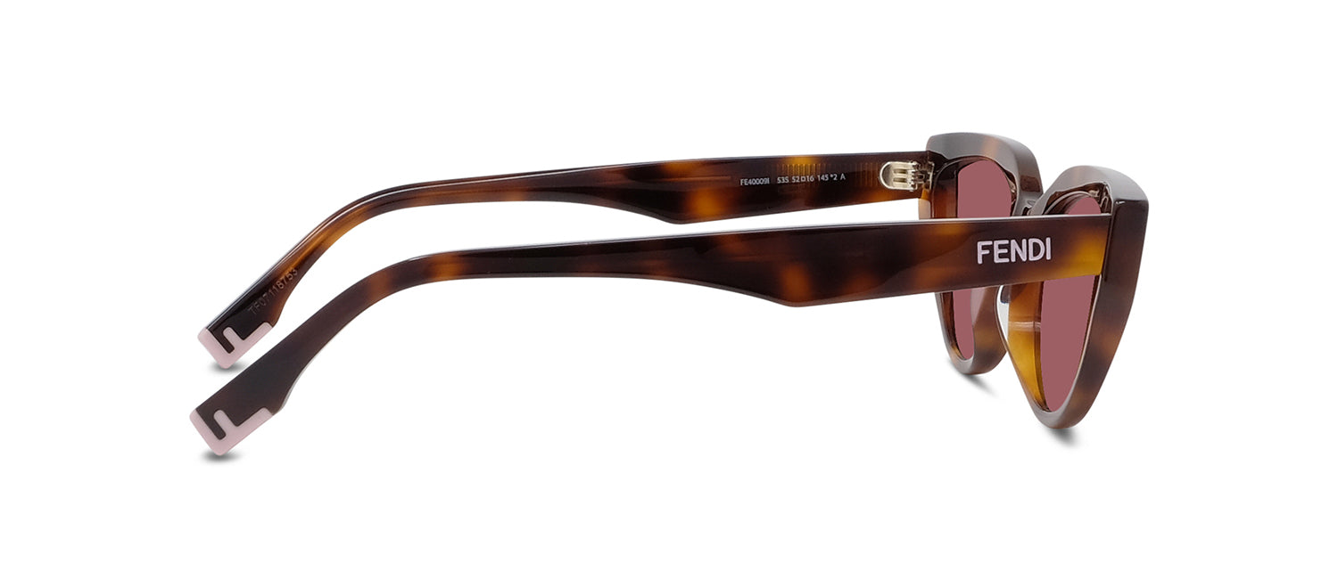 Fendi FE40009I 53S Cat Eye Sunglasses