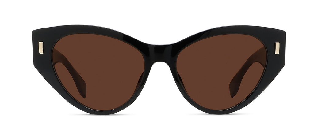 Fendi FIRST FE 40036U 01W Geometric Sunglasses