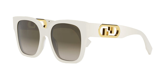 Fendi Eyewear O'Lock Oversized Square Sunglasses