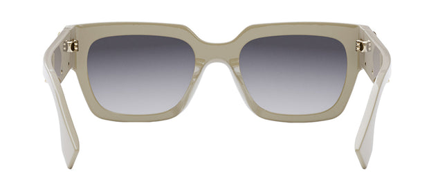 Fendi FE40038U 59 Grey & Gold Sunglasses