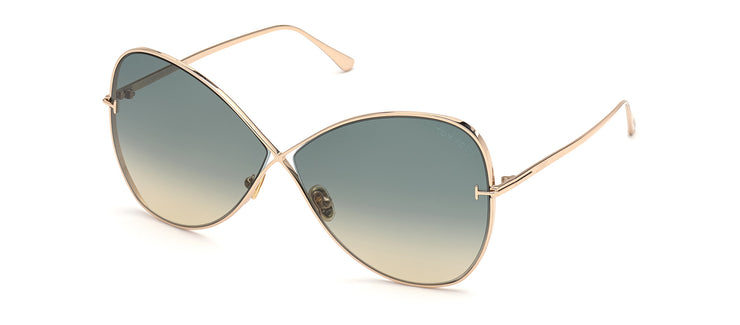 TOM FORD NICKIE FT0842 W 28P BUTTERFLY SUNGLASSES