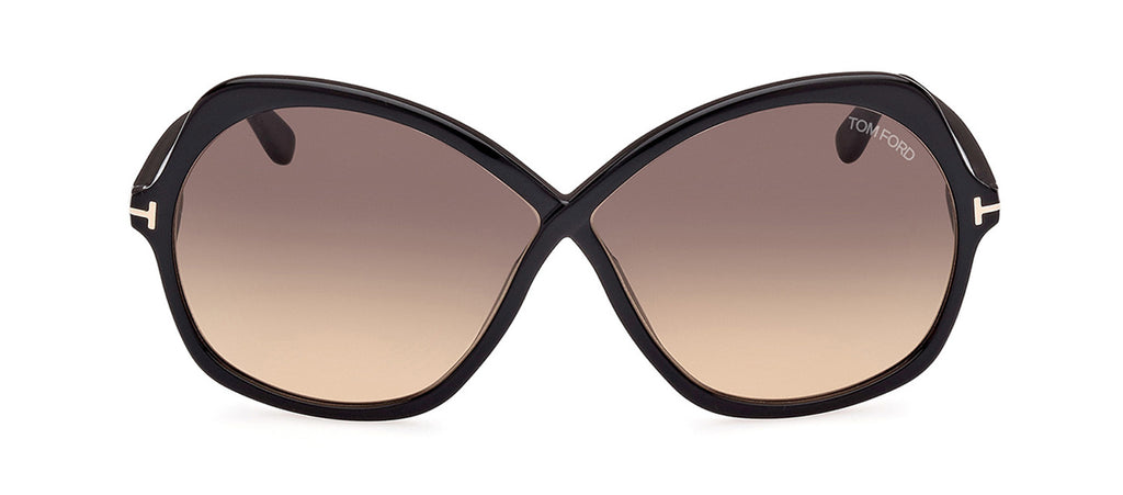 Tom Ford ROSEMIN FT1013 01B Butterfly Sunglasses