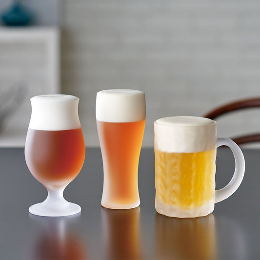 Brass Tone Pint Size Beer Glasses, Set of 4 – MyGift