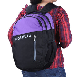 Black-Violet | Protecta Twister Laptop Backpack-6