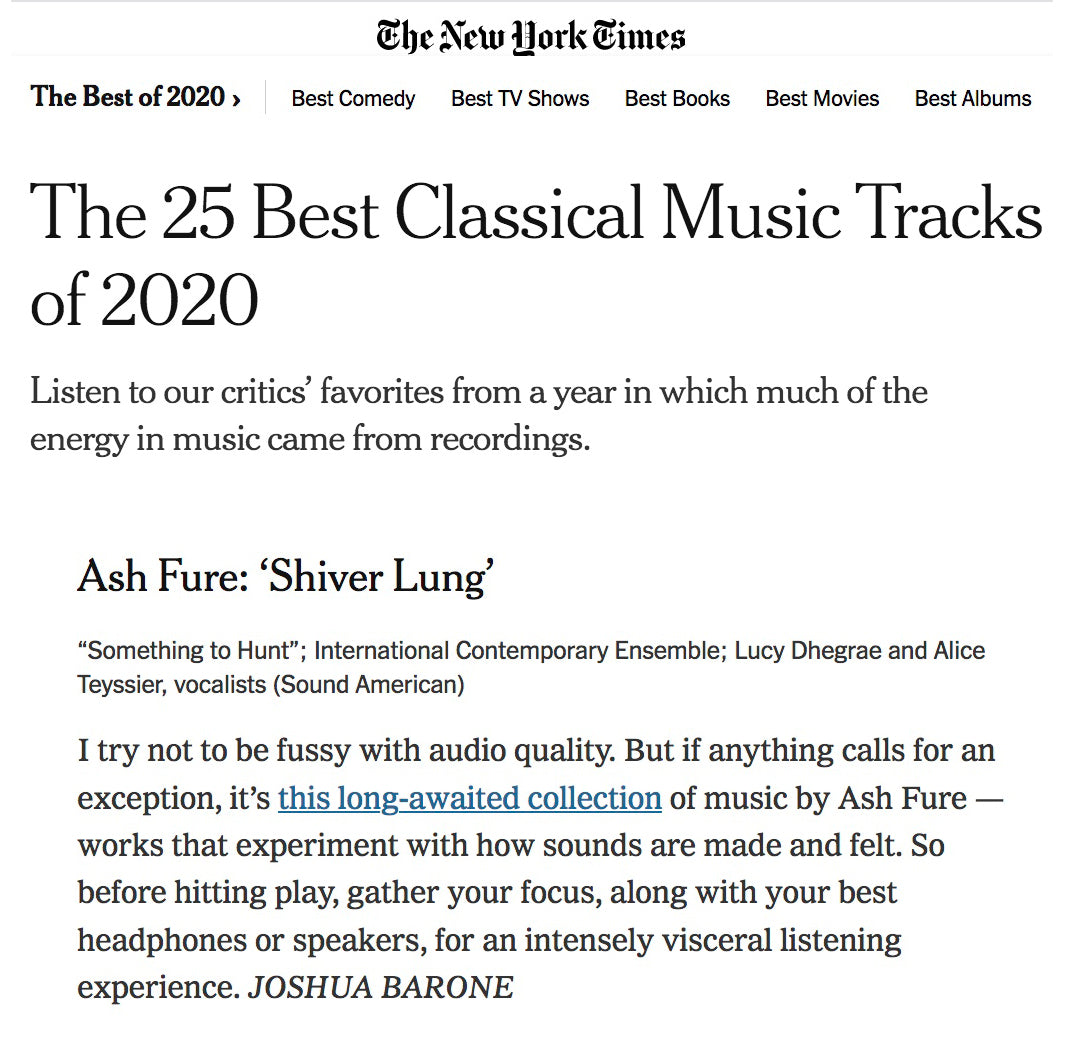 New York Times - Shiver Lung