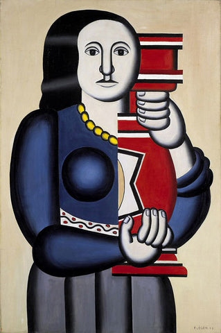 Fernand Léger-1927-Woman Holding a Vase -Guggenheim