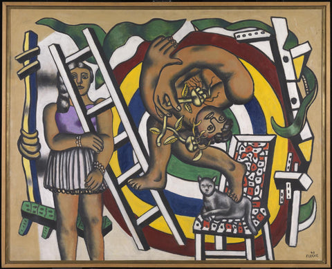 Fernand Léger-Acrobat and his partner-1948-Tate