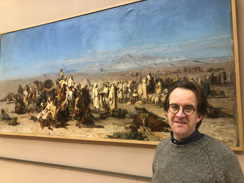 Gustave Guillamet-1865-Marche Arabe dans la plaine Torcia-Musee des Beaux Arts