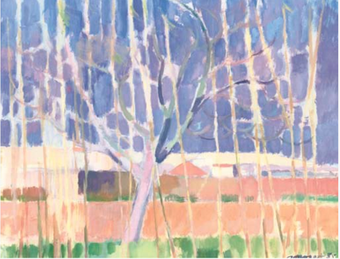 Vijgenboom en riet, 1955, olieverf op doek, 72 x 82 cm via Michiel Morel
