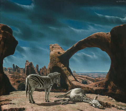 carel willink-1958-zebras-copyright-sylvia-willink-MORE