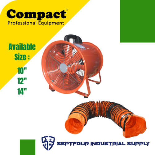 ELECTRIC PORTABLE VENTILATION FAN,300mm 4400v, M344522 – Ship Supply in  Chile